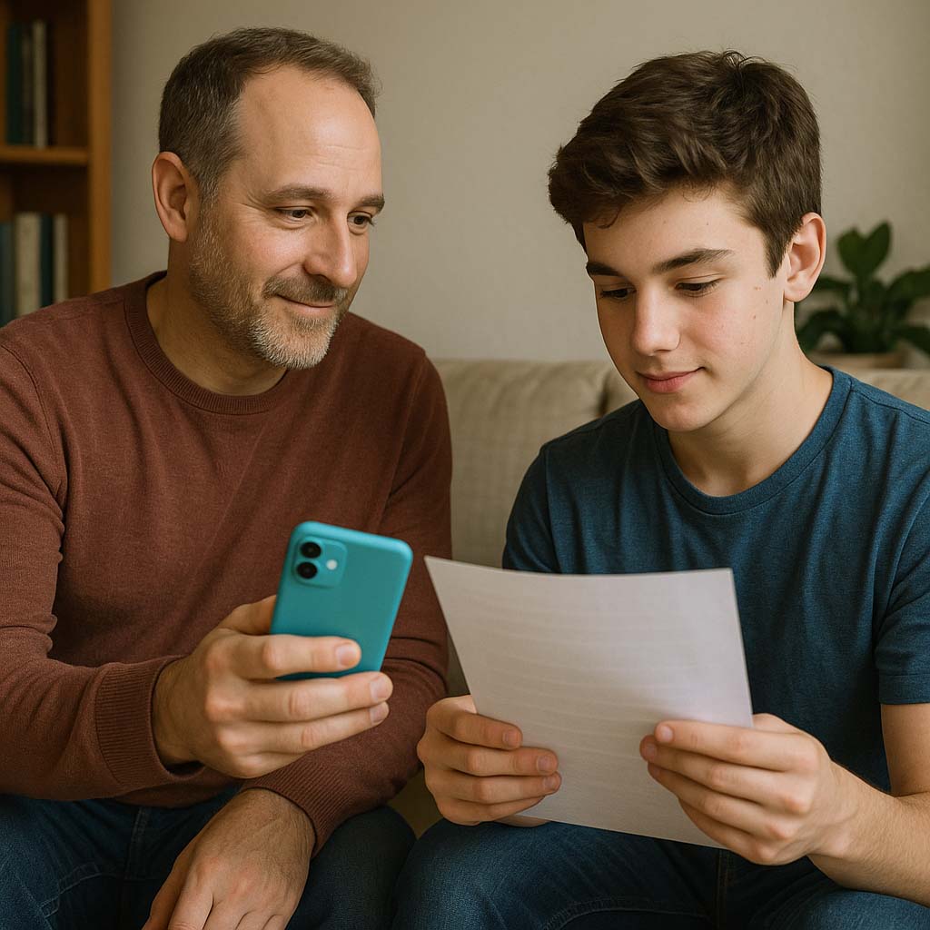 Patto smartphone prima della consegna